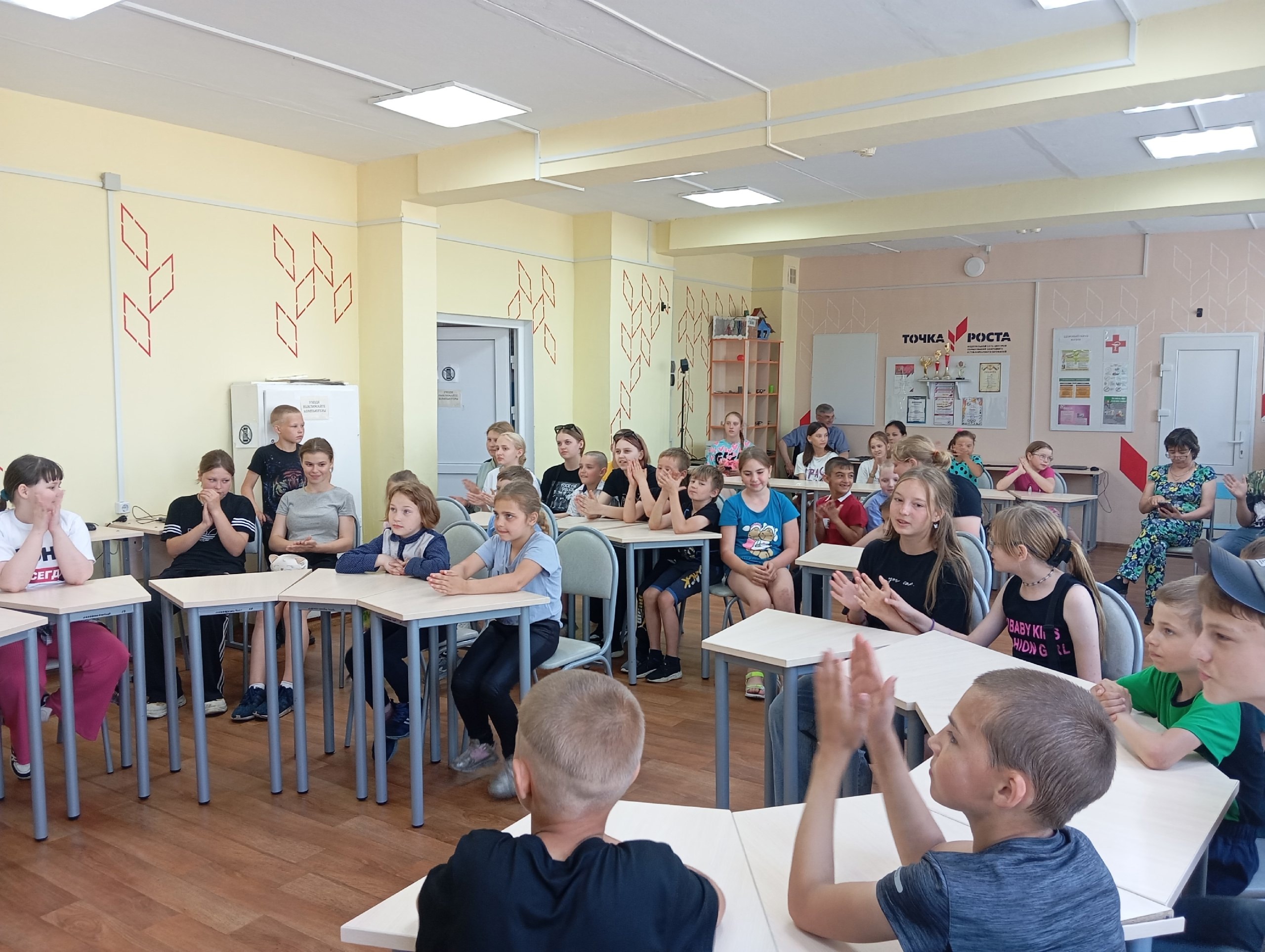 Второй день летнего пришкольного лагеря прошёл на УРА!.